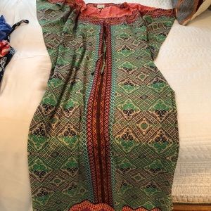 Anthropologie Colorful Maxi